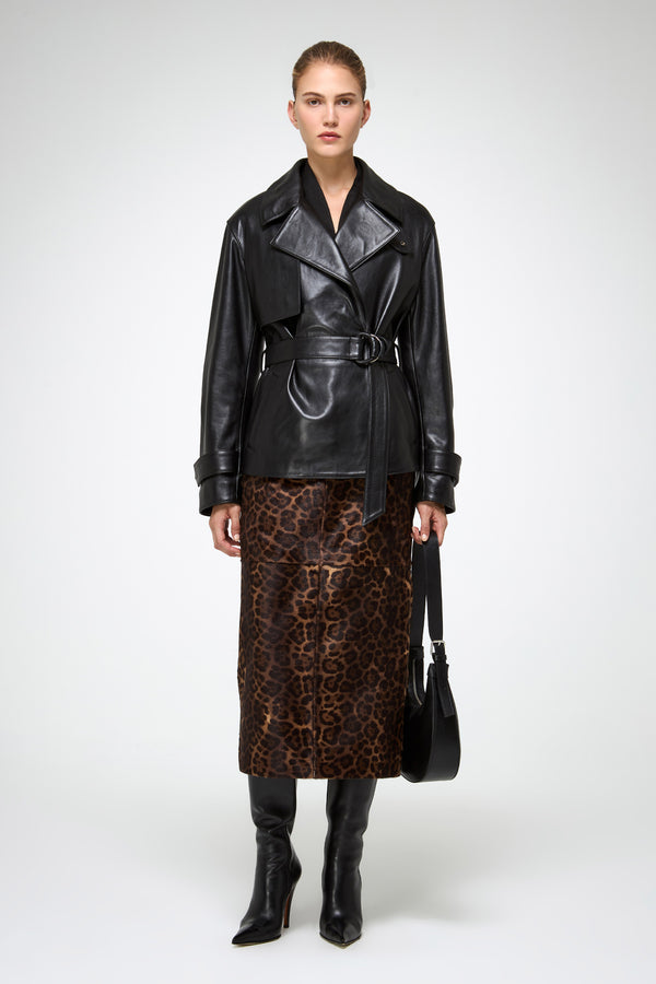 VSP - Elda - Black Leather Jacket