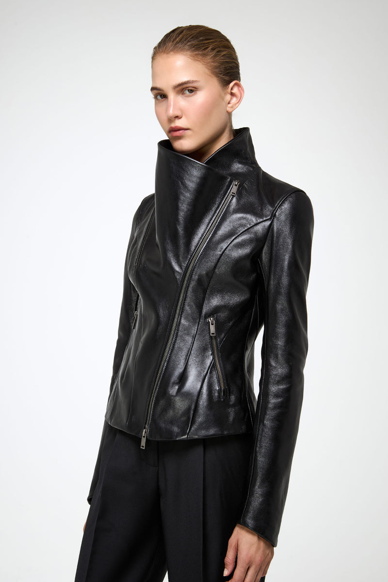 VSP - Edna - Black Leather Jacket