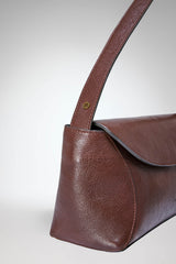 Matilde - Sac en cuir marron foncé