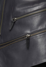 Alice - Anthracite Leather Jacket