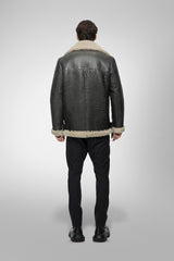Rico - Anthracite Shearling Coat
