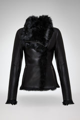 VSP - Adila - Toscana Black Shearling Jacket