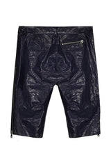 VSP - Navy Leather Short