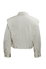 VSP - White Leather Jacket