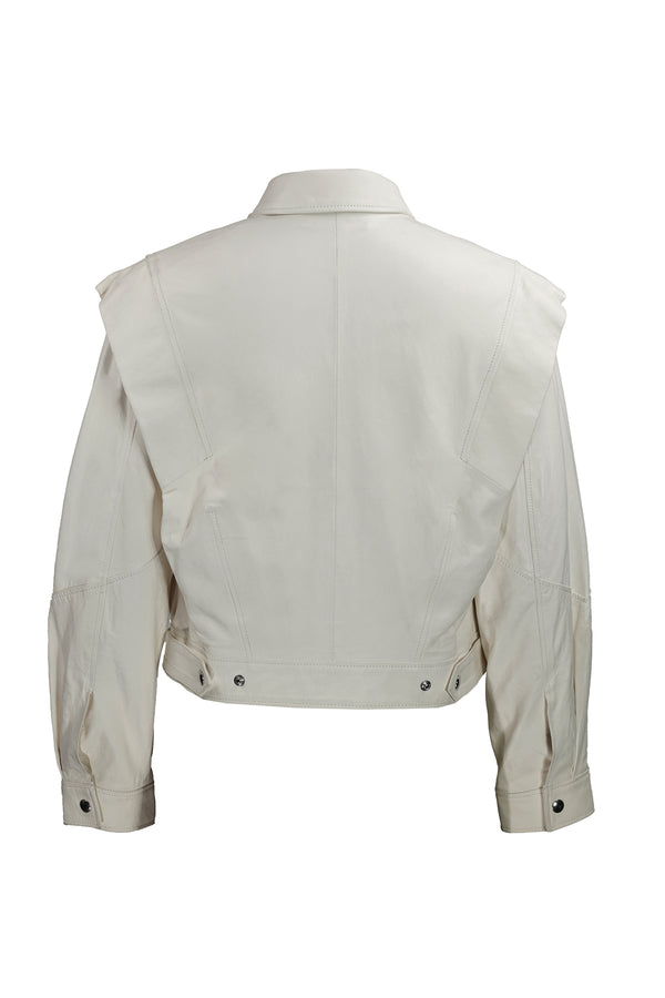 White Leather Jacket