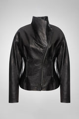 Nadia - Veste en Cuir Black