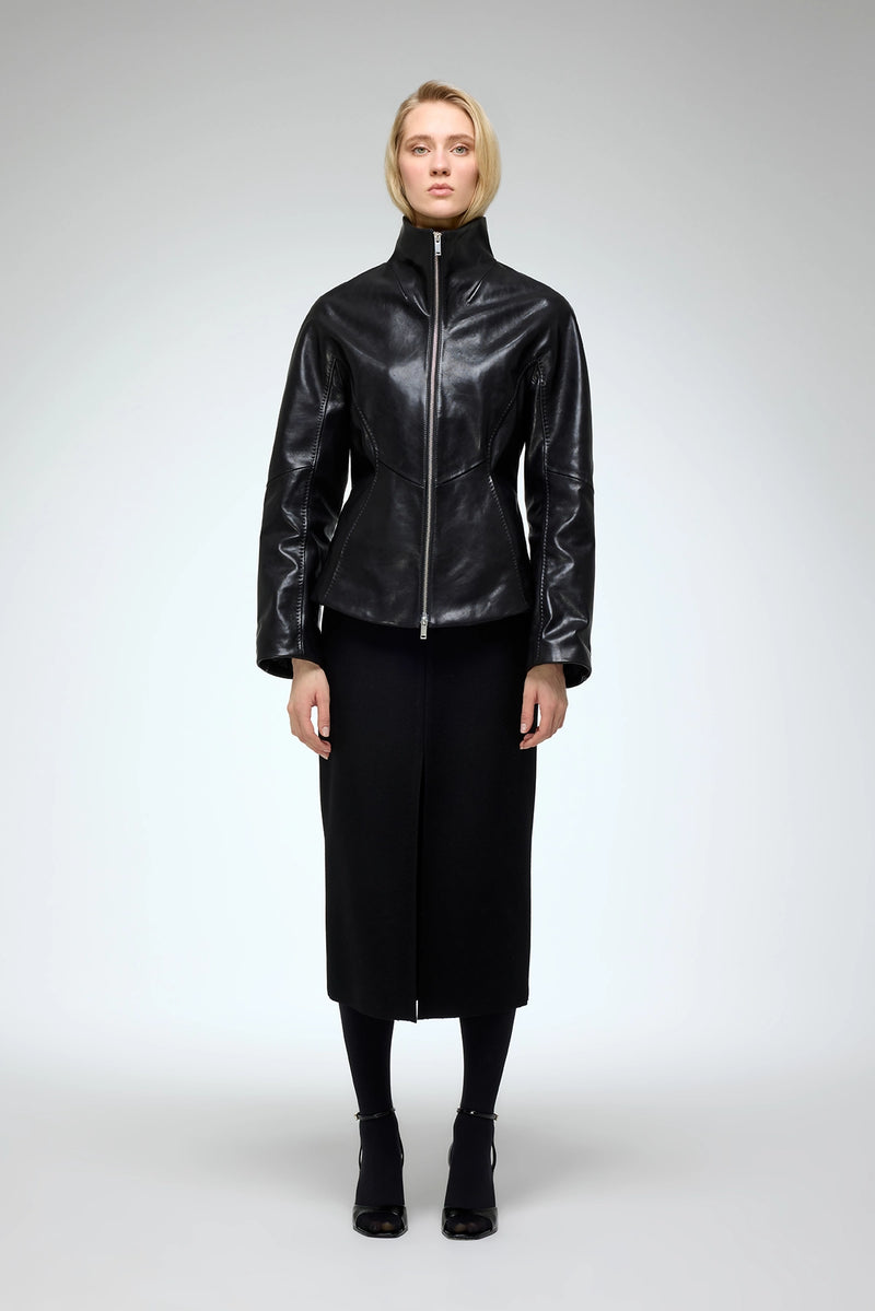 VSP - Carina - Black Leather Jacket