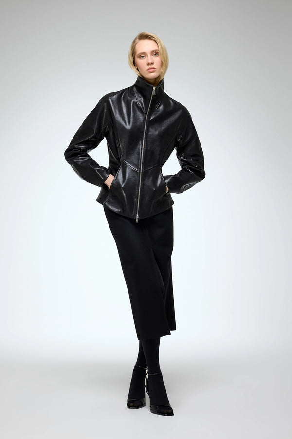 VSP - Carina - Black Leather Jacket