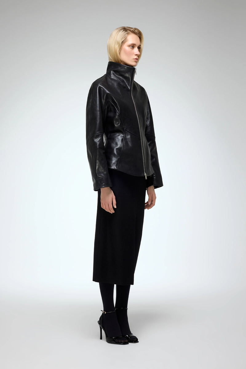 VSP - Carina - Black Leather Jacket