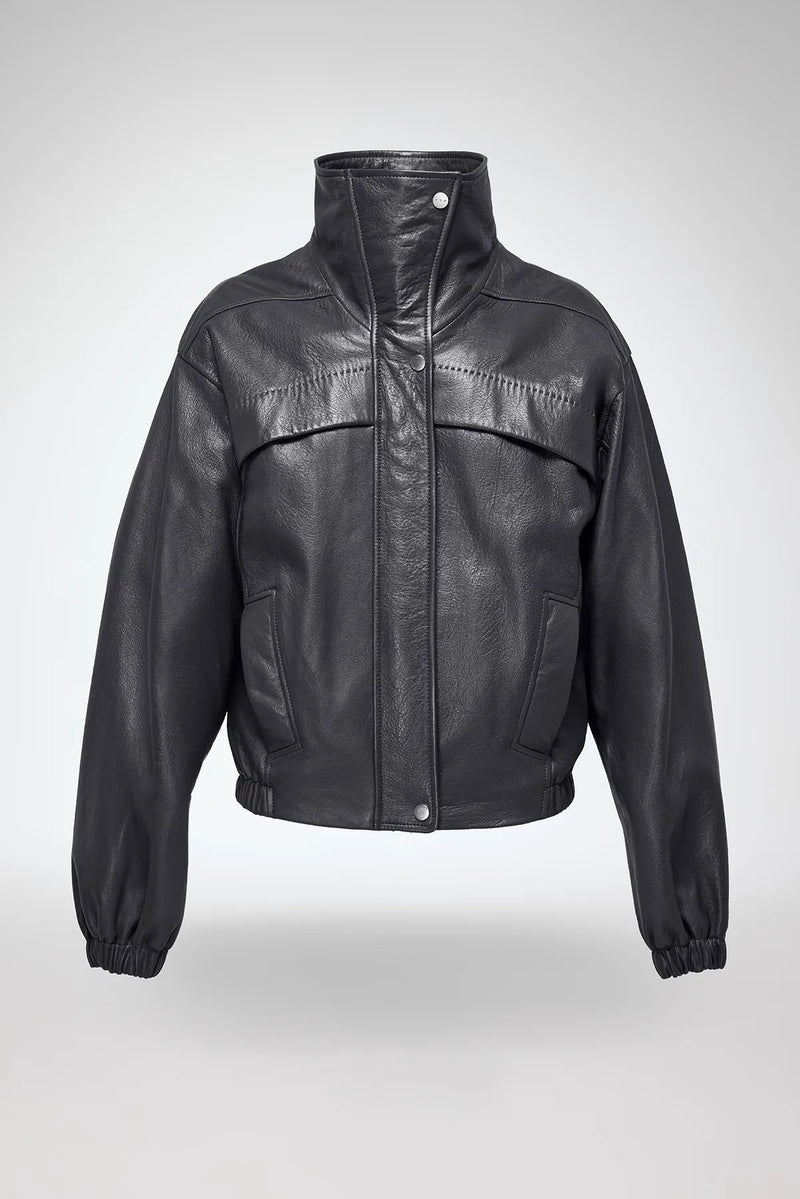 VSP - Eli - Anthracite Leather Jacket