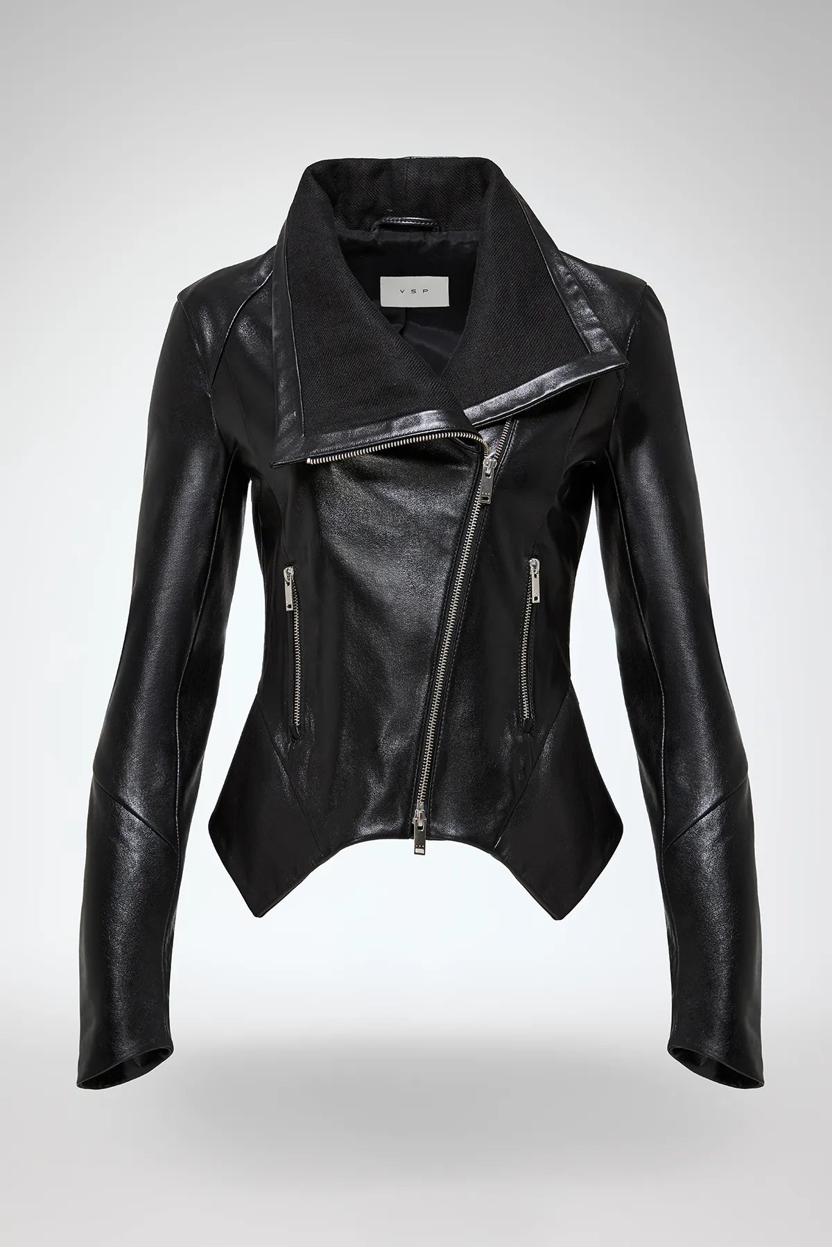ÉPINE leather lady jacket black Sigrid - Black Leather Jacket – V S P