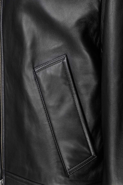 V S P - Black Leather Jacket
