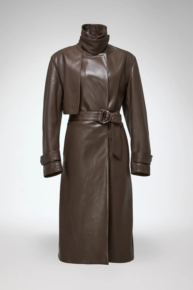 VSP - Isabelle - Light Brown Leather Coat