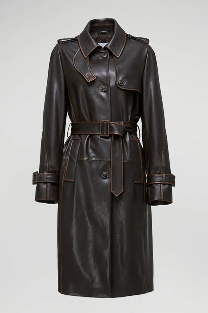 。betapost Leather coat V S P - Helena - Brown Leather Coat