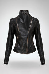 VSP - Edna - Dark Brown Leather Jacket