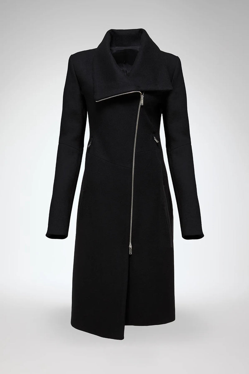 VSP - Vilma - Black Wool Coat