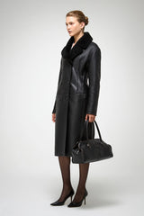 VSP - Celina - Black Shearling Coat
