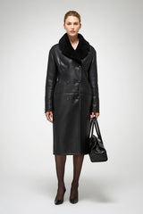 VSP - Celina - Black Shearling Coat