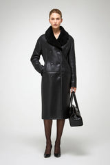 VSP - Celina - Black Shearling Coat