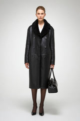VSP - Celina - Black Shearling Coat