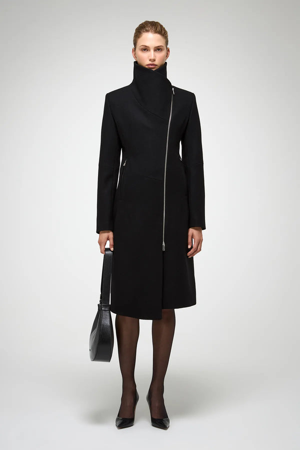 VSP - Vilma - Black Wool Coat