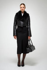 VSP - Yva - Black Shearling Jacket