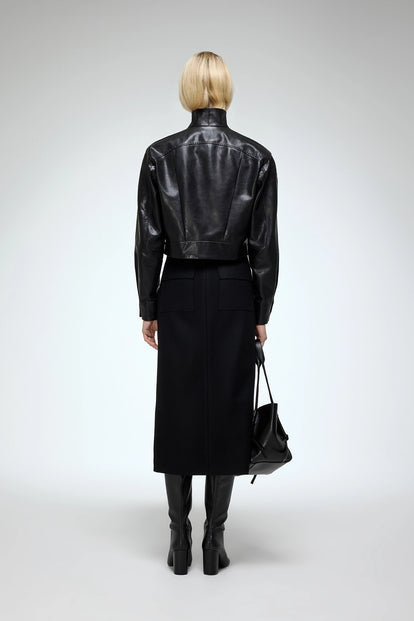 V S P - Isla - Black Leather Jacket