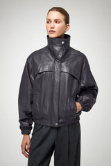 VSP - Eli - Anthracite Leather Jacket