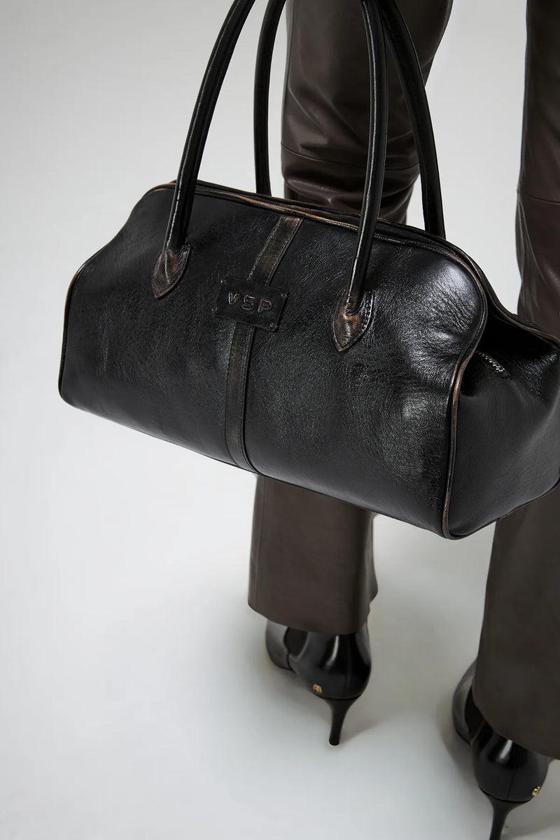 VSP - Juline - Dark Brown Leather Bag