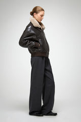 VSP - Tricia - Anthracite Shearling Jacket
