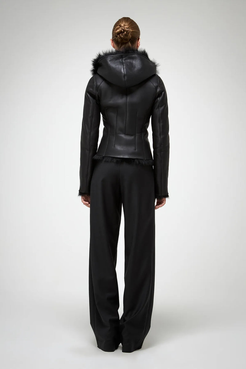 VSP - Petra - Black Shearling Jacket