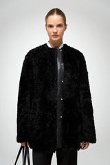 VSP - Odeline - Black Shearling Coat