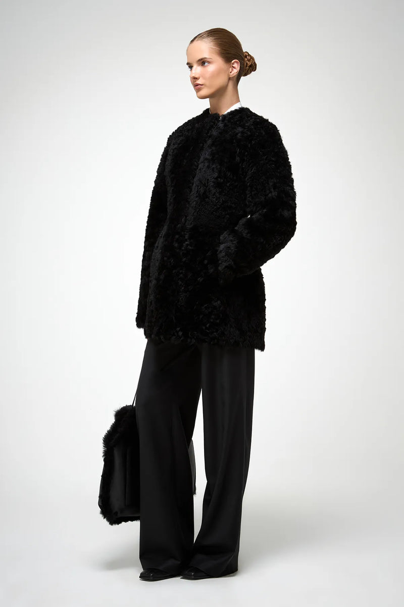 VSP - Odeline - Black Shearling Coat