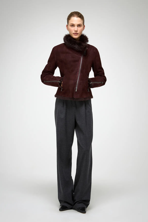 VSP - Renata - Toscana Cherry Shearling Jacket