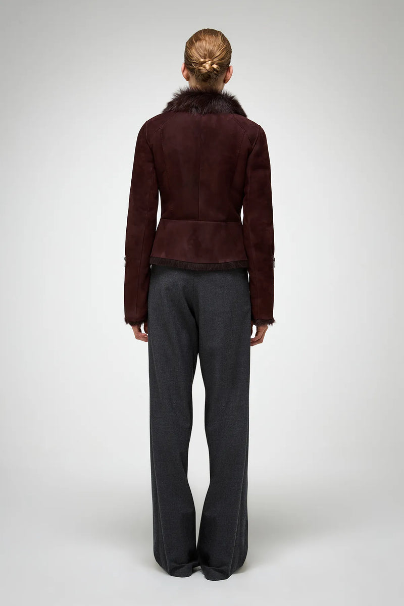 VSP - Renata - Toscana Cherry Shearling Jacket