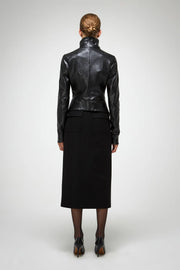 V S P - Sigrid - Black Leather Jacket