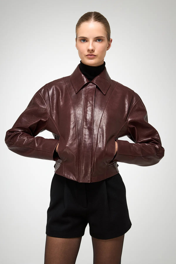 VSP - Candela - Cherry Leather Jacket