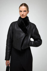 VSP - Severina - Black Shearling Jacket