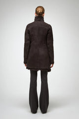 VSP - Kristell - Toscana Brown Shearling Coat