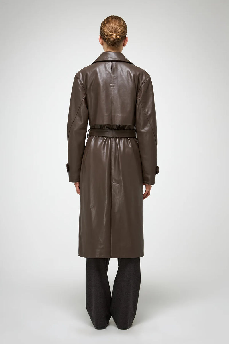 VSP - Isabelle - Light Brown Leather Coat