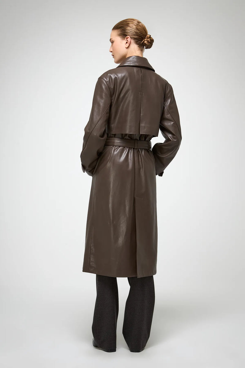 VSP - Isabelle - Light Brown Leather Coat