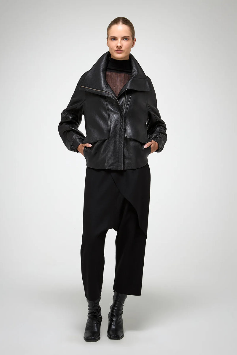 VSP - Titiana - Black Leather Jacket