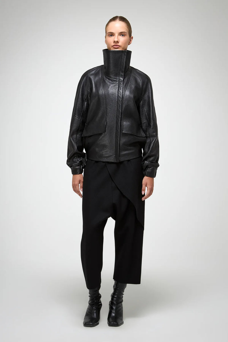 VSP - Titiana - Black Leather Jacket