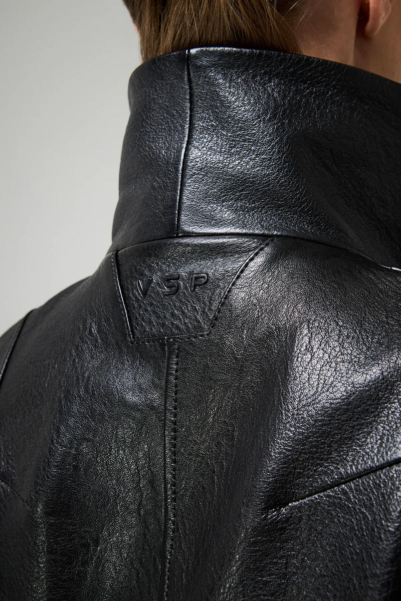 VSP - Titiana - Black Leather Jacket