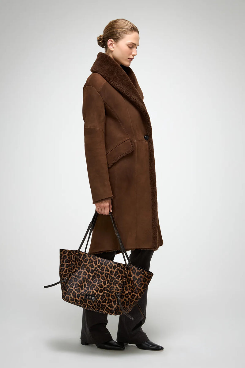 VSP - Murielle - Tobacco Shearling Coat