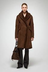 VSP - Murielle - Tobacco Shearling Coat