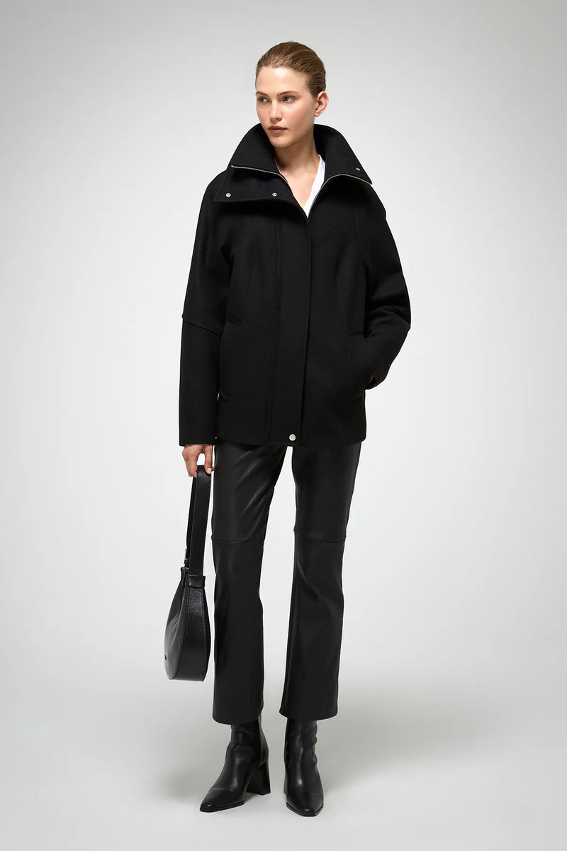 VSP - Lilie - Black Wool Coat
