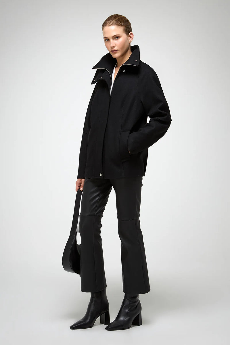 VSP - Lilie - Black Wool Coat