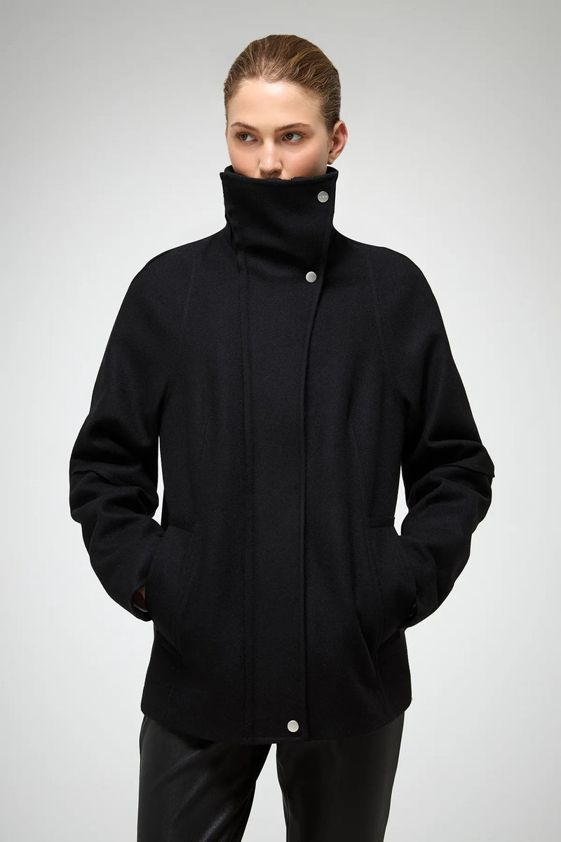 VSP - Lilie - Black Wool Coat