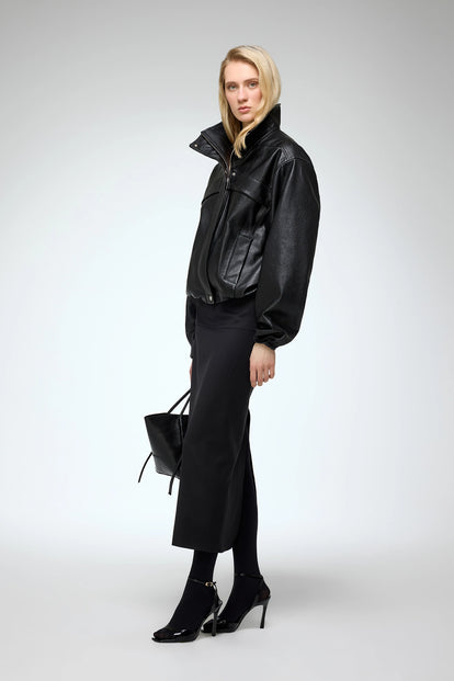 V S P - Eli - Black Leather Jacket